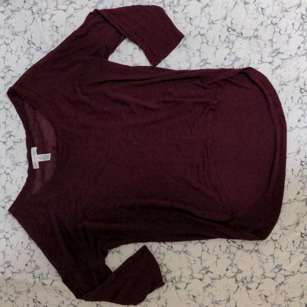 Maroon high-low top w/ mesh back